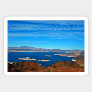 Lake Mead Arizona and Nevada USA America Sticker